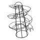 thumbnail image 1 of Espiral De Hierro Moderno Huevo De Almacenamiento Rodillo Rack Keeper Ahorro De Espacio 24 Huevos Negro, 1 of 3