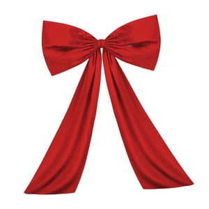 Bothyi - Lazo Grande Decorativo, Lazo De Cinta De Regalo Ornamental Para Fiesta, Navidad, Baby Shower, Rojo