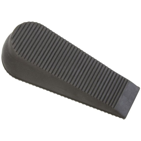 Doorstop National Hardware N237-891, goma gris, 15 cm