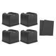 thumbnail image 5 of Elevadores De Cama Para El Hogar, Elevadores De Patas De Silla De 4 Pulgadas Para Muebles De Escritorio, Dormitorio, Negro, 5 of 5
