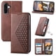 thumbnail image 1 of Funda Flip FOXDOCK para Samsung Galaxy A26 , Estilo Billetera con Diseño Rombo, Correa de Mano y Soporte, Uso Diario, 1 of 6