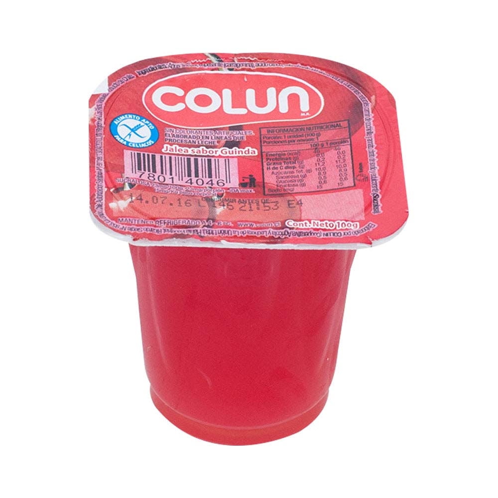 Jalea Guinda Postre 100 g Colun