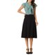 thumbnail image 2 of INSPIRE CHIC Blusa de Mujer para Regreso a Clases con Lunares, Lazo en el Cuello, Mangas con Volantes, Top para el Trabajo, Talla S, Verde Claro, 2 of 6