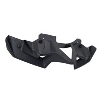 Magideal - Alerón Delantero Antivibración Para Motocicleta, Decoración De Fácil Instalación, Alerón Aerodinámico De Plástico Para Motocicleta , Negro