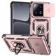 thumbnail image 1 of Funda Resistente Anillo Soporte Xiaomi 13 Pro Privacidad Cámara Montaje Magnético Oro rosa, 1 of 5