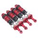 thumbnail image 1 of 4pcs 1:10 RC Amortiguador Amortiguador Para HB 4WD Modelo Camiones Coches Rojo, 1 of 5