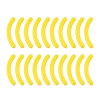 Ioensy - 20 Piezas Recambios Para Rizador De Pestañas Fácil De Instalar Accesorio Cosmético Portátil Amarillo