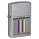 thumbnail image 1 of Mechero de bolsillo Zippo Human Being Design Street Chrome, 1 of 7