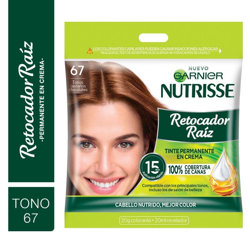 Retocador Raíz Tono 67 Sachet Castaño Chocolate 1 un Nutrisse