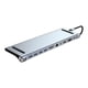 thumbnail image 3 of Hub USB Carcasa De Aluminio Fácil De Usar Portátil Con Puerto PD De 100 W Puertos Múltiples 11 Puertos, 3 of 5