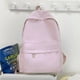 thumbnail image 1 of Women Schoolbag Waterproof Large Capacity School Backpack Smooth Zipper Solid Color Teens Girl Casual Daypack Bag Student Supply, 1 of 3