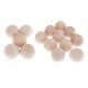 thumbnail image 4 of 15x Bolas De Madera Dura Bolas De Madera De Haya Natural Sólida Fabricación De Cuentas Para Manualidades, 4 of 5