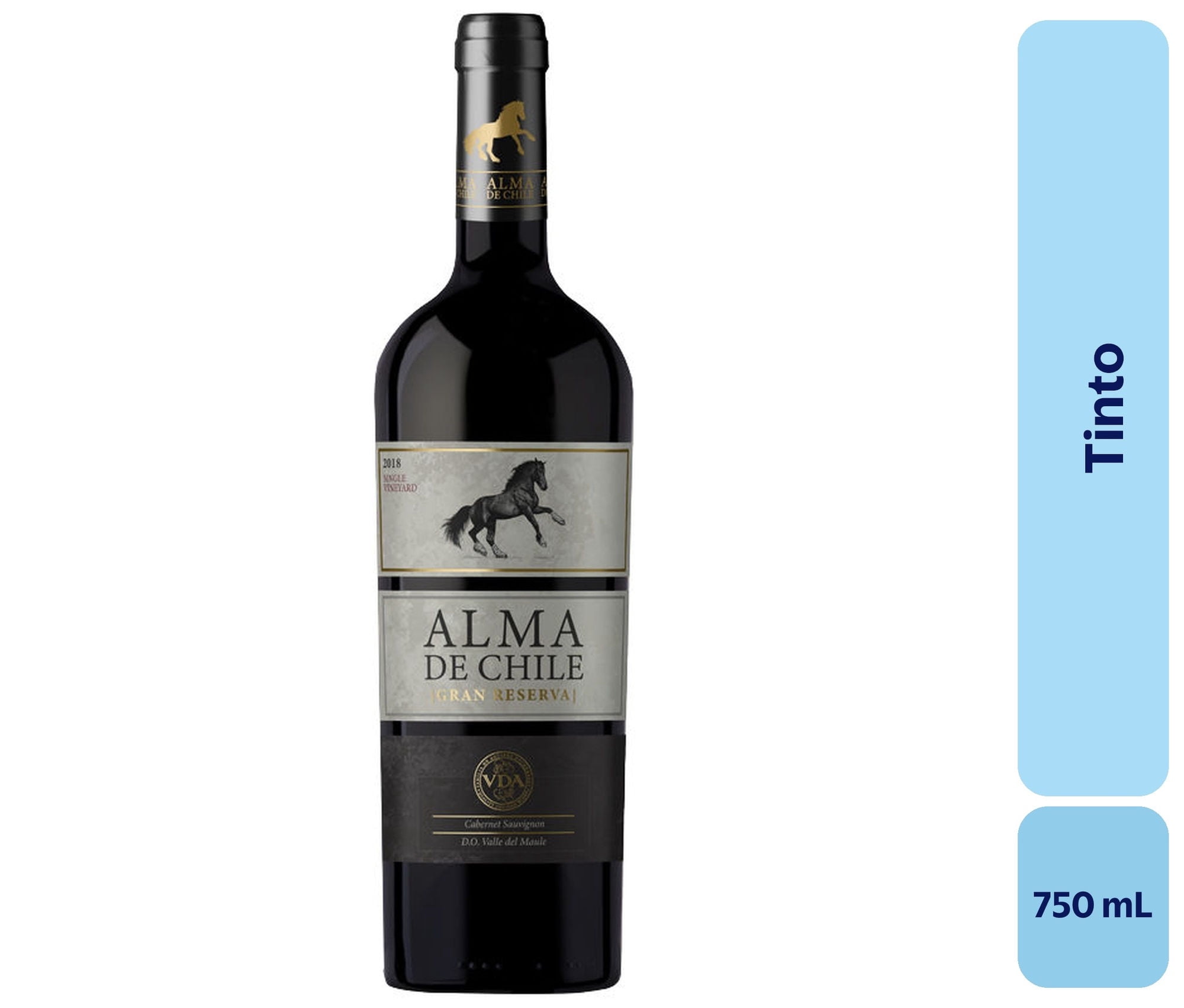 Vino Tinto Botella 750 mL Alma De Chile