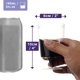 thumbnail image 4 of Copas de vino MATANA 50 uds 150 ml 10 cm plástico transparente, 4 of 9