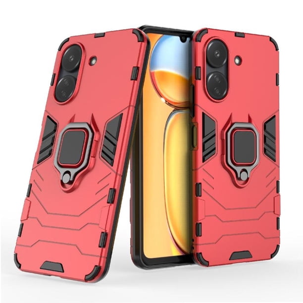 FOXDOCK Funda Antigolpes para Xiaomi Redmi 13C 4G – Protección Total con Soporte y Diseño Robusto
