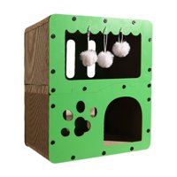 Magideal - Salón De Cartón Para Gatos, 2 Capas, Evita Daños En Los Muebles, Divertido, Multiusos, Resistente, Cama Para Rascar Gatos, Juguete Para Mascotas Y Gat