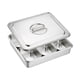 thumbnail image 2 of Chafing Buffet Chafer Set Hot Pot Chafer Para Banquetes Condimentos De Cocina 6 Compartimentos, 2 of 5