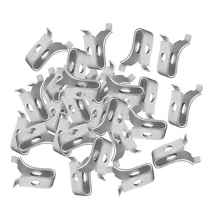 Magideal - 40 Clips Para Estantes De Gabinete, Pasadores De Soporte Para Estantes, Suministros Resistentes, Clips Para Soporte De Estante, Clavijas Para Estantes