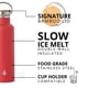thumbnail image 5 of Botella de agua Elemental Classic de acero inoxidable de 750 ml, color rojo, 5 of 7