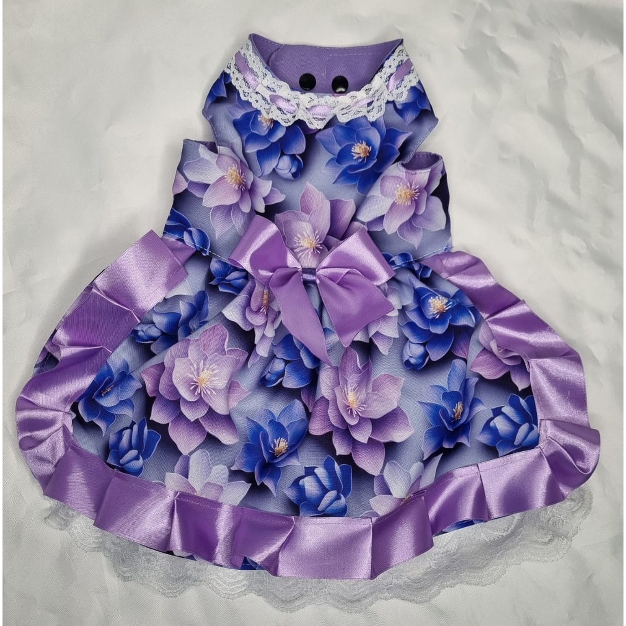 Vestido mascota huasa china lila talla S