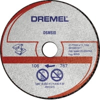 Disco De Corte Multipack Dremel Dsm510 Para Sierra Circular De 77 Mm