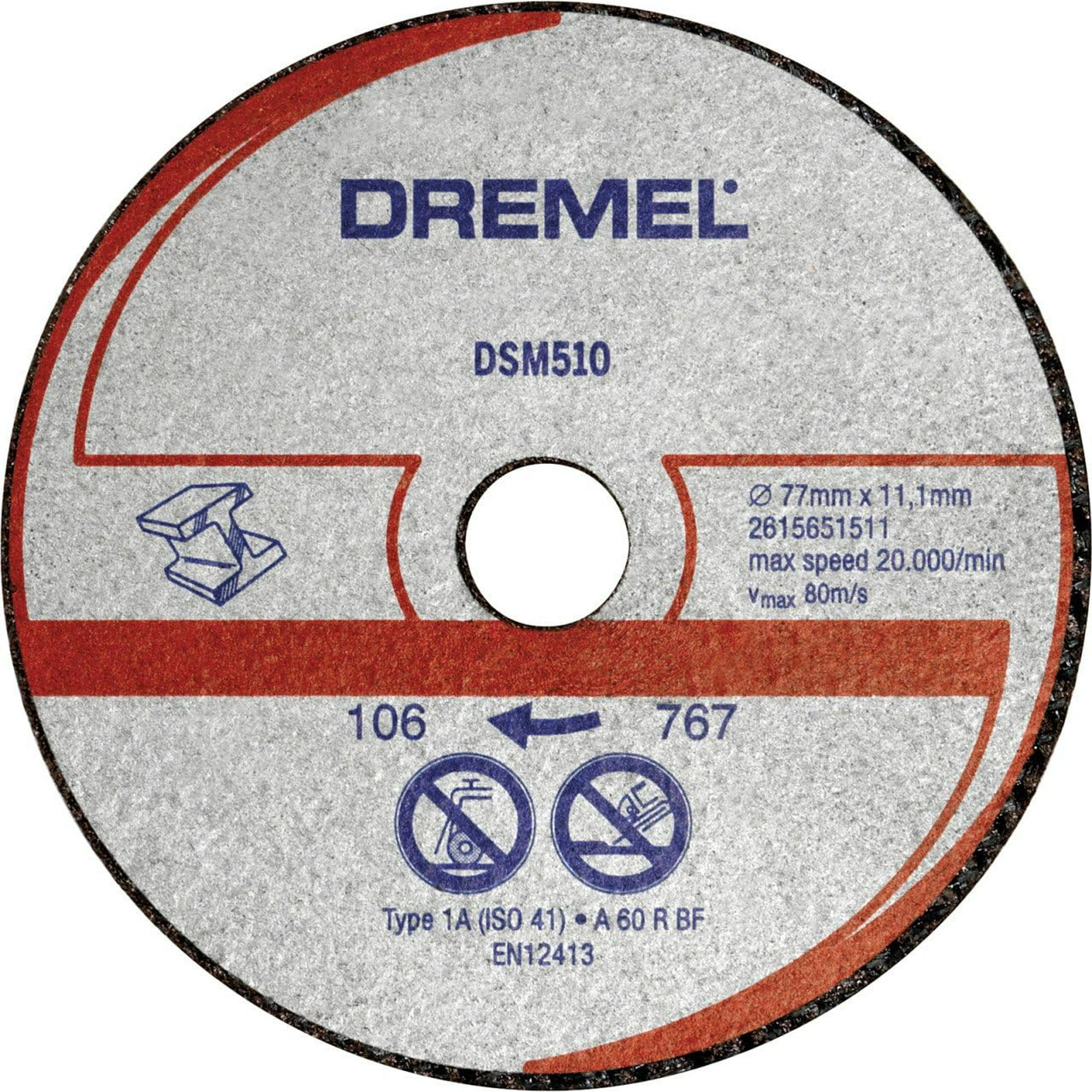 Disco De Corte Multipack Dremel Dsm510 Para Sierra Circular De 77 Mm