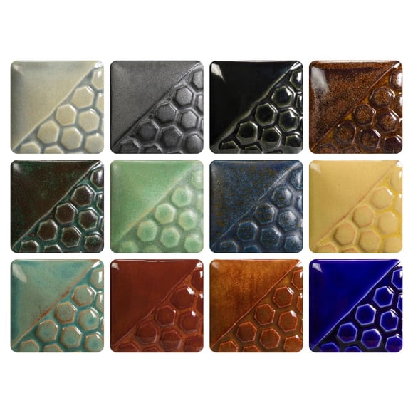 Mayco Elements - Set de 12 frascos de esmaltes (ELKT2P) surtido