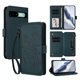 thumbnail image 1 of Funda Cartera Mariposa para [Google Pixel 8A] con Soporte y Cremallera Verde oscuro, 1 of 6