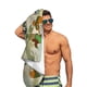 thumbnail image 5 of Rana y Sapo Toalla de playa de secado rápido con diseño temático, regalo para mujeres y niñas, ideal para cumpleaños, fans, amantes de la música, uso en la playa o al aire libre, 78 × 160 cm, 5 of 6