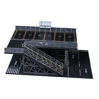 Magideal - Diorama De Estacionamiento Escala 1/64 Modelo De Escena En Miniatura Vitrina De Exhibición Y Organizador De Coches De Pvc Adecuado Para Colección Y D Estilo B