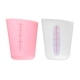 thumbnail image 1 of Juego de tazas medidoras flexibles de silicona para resina epoxi, mantequilla, chocolate y más. 2 tazas para derretir, remover, apretar y verter. Apto para lavavajillas. Marcas de medición estándar y, 1 of 5