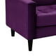 thumbnail image 3 of Sofa Retro 1c Felpa 00 Morado, 3 of 6