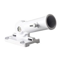 Magideal - Soporte De Mástil De Bandera, Soporte De Mástil De Bandera, Resistencia A La Oxidación, Soporte De Mástil De Bandera, Soporte De Montaje De Mástil Par Poste De Pared Blanco