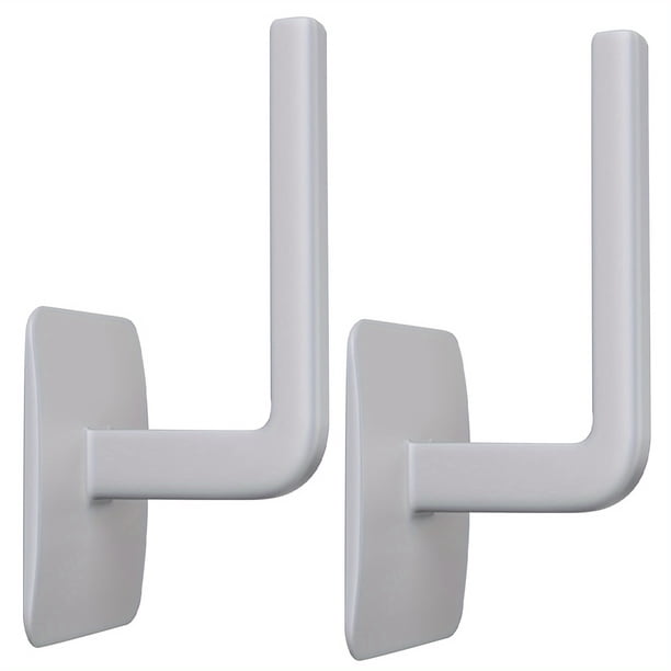 2pcs Self-adhesive Bracket, Under Cabinet Paper Roll Rack, Towel Holder, Tissue Hanger Storage Rack For Toilet, Bathroom Accessories