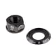 thumbnail image 4 of Ejes De Bicicleta Tuerca Bicicleta De Montaña Mtb Reborde Tuerca Piezas Tambores Ejes Tornillo Negro, 4 of 5