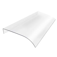 Magideal - Toldos Puerta Patio Marquesina Transparente Montado En La Pared No Se Necesita Poste Ventana Marquesina Toldo De Ventana Exterior Para Jardín Techo Ex Fachada S