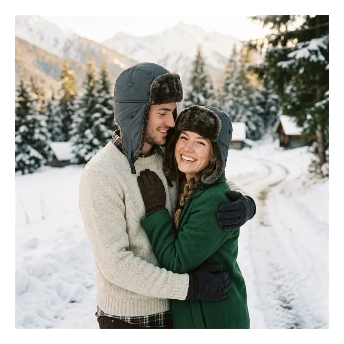 Genérico - Gorro Ruso Unisex De Lona Parka Calido Termico