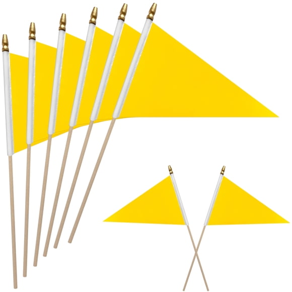 Banderines WEITBF 12 uds 20x30 cm Amarillo DIY