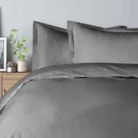 Dib - Funda De Plumon Lino Gris 2P