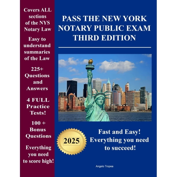 Book Apruebe la tercera edición del examen de notario público de Nueva York con exámenes