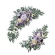 thumbnail image 1 of Juego De 2 Flores Artificiales Para Arco De Boda, Flores Para Telón De Fondo, Estilo De Recepción B, 1 of 5