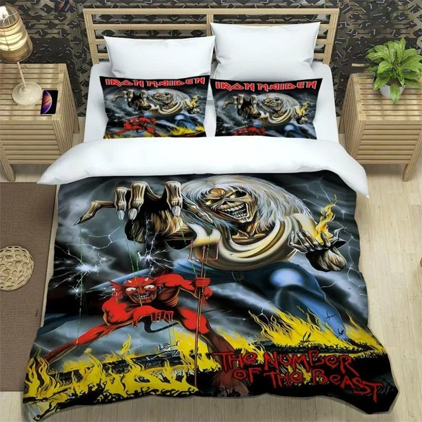 Rock band I-Iron-M-Maiden Bedding Sets exquisite bed supplies set duvet cover comforter set bedding set luxury birthday gift