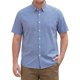 thumbnail image 1 of INSPIRE CHIC Camisas de Cuadros de Hombre Grande y Alto de Manga Corta con Botones para Verano 2XL Azul Blanco, 1 of 5