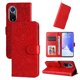 thumbnail image 1 of Funda tipo cartera FOXDOCK para Honor 50 , diseño girasol en relieve, cuero PU, cierre magnético, soporte y tarjetero, 1 of 5