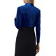 thumbnail image 3 of INSPIRE CHIC Chaqueta Bolero Corto de Terciopelo con Manga Larga Abierta para Mujer Azul Real L, 3 of 6