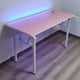 thumbnail image 2 of Escritorio Gamer Plegable 130×60 CM Rosado Luz Led, 2 of 8