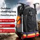 thumbnail image 5 of Mochila FENGDONG impermeable ligera de 40 L para senderismo negra, 5 of 6