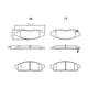 thumbnail image 2 of Pastillas Freno para auto Mitsubishi Montero 2006-2021 Delantero, 2 of 2