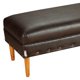 thumbnail image 3 of Banqueta Provenza Tachas Pu 04 Chocolate, 3 of 5