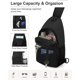 thumbnail image 3 of Bolso bandolera tipo mochila Pritent para mujer y hombre, 3 of 3